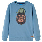 Vidaxl kindertrui 104 middelblauw
