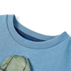 Vidaxl kindertrui 116 middelblauw