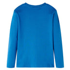 Vidaxl kindershirt met lange mouwen 104 petrol