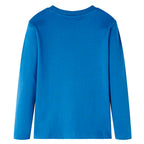 Vidaxl kindershirt met lange mouwen 116 petrol