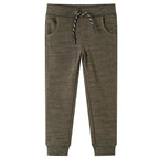 Vidaxl kinderjoggingbroek 128 gemêleerd donker kaki