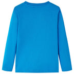Vidaxl kindershirt met lange mouwen 104 kobaltblauw