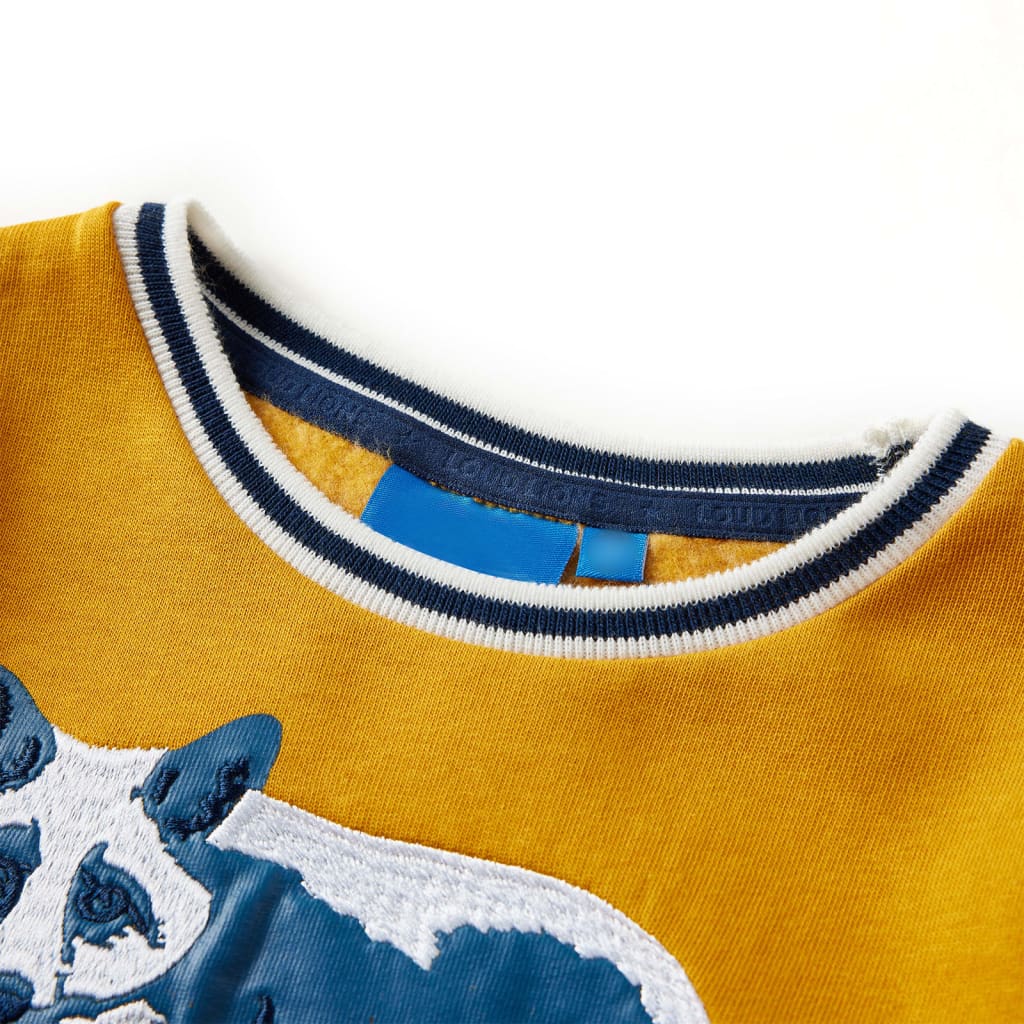 Vidaxl kindertrui 104 okerkleurig