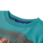 VidaXL Kindershirt met lange mouwen 140 donkerzeeblauw