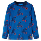 Vidaxl kinderpyjama met lange mouwen 104 petroleumkleurig