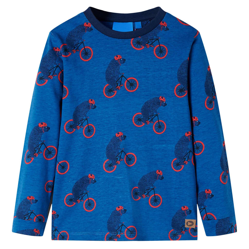 Vidaxl kinderpyjama met lange mouwen 116 petroleumkleurig