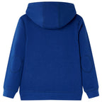 VidaXL Kindertrui met capuchon 92 donkerblauw