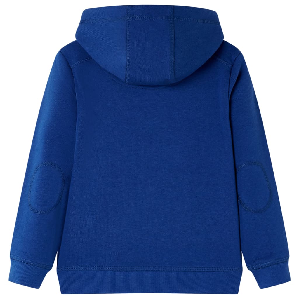 Vidaxl kindertrui met capuchon 104 donkerblauw