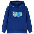 Vidaxl kindertrui met capuchon 128 donkerblauw