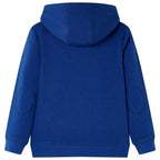 VidaXL Kindertrui met capuchon 140 donkerblauw