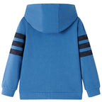Vidaxl kindervest met capuchon 116 blauw