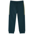 Vidaxl kinderjoggingbroek met trekkoord 92 mosgroen