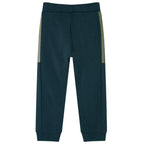VidaXL Kinderjoggingbroek met trekkoord 104 mosgroen
