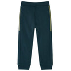 Vidaxl kinderjoggingbroek met trekkoord 140 mosgroen