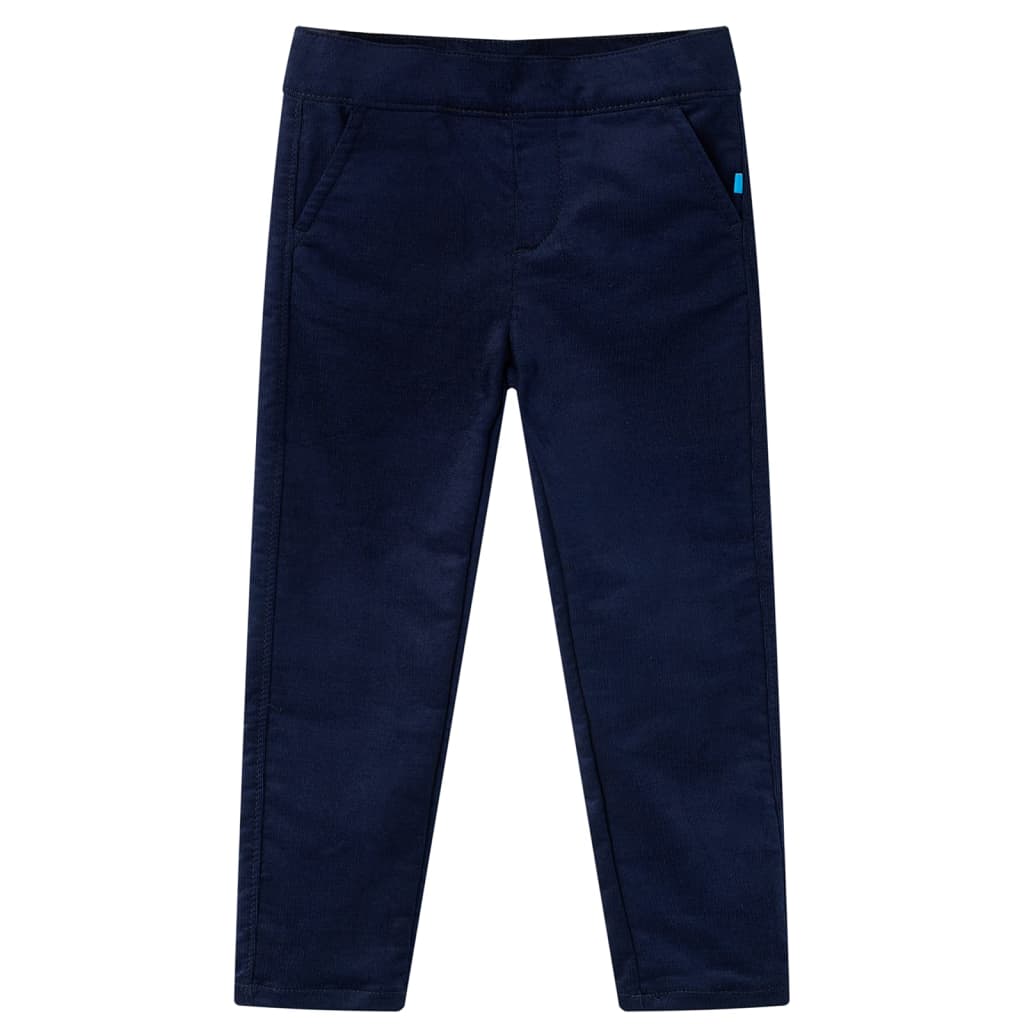Vidaxl kinderbroek 92 donker marineblauw