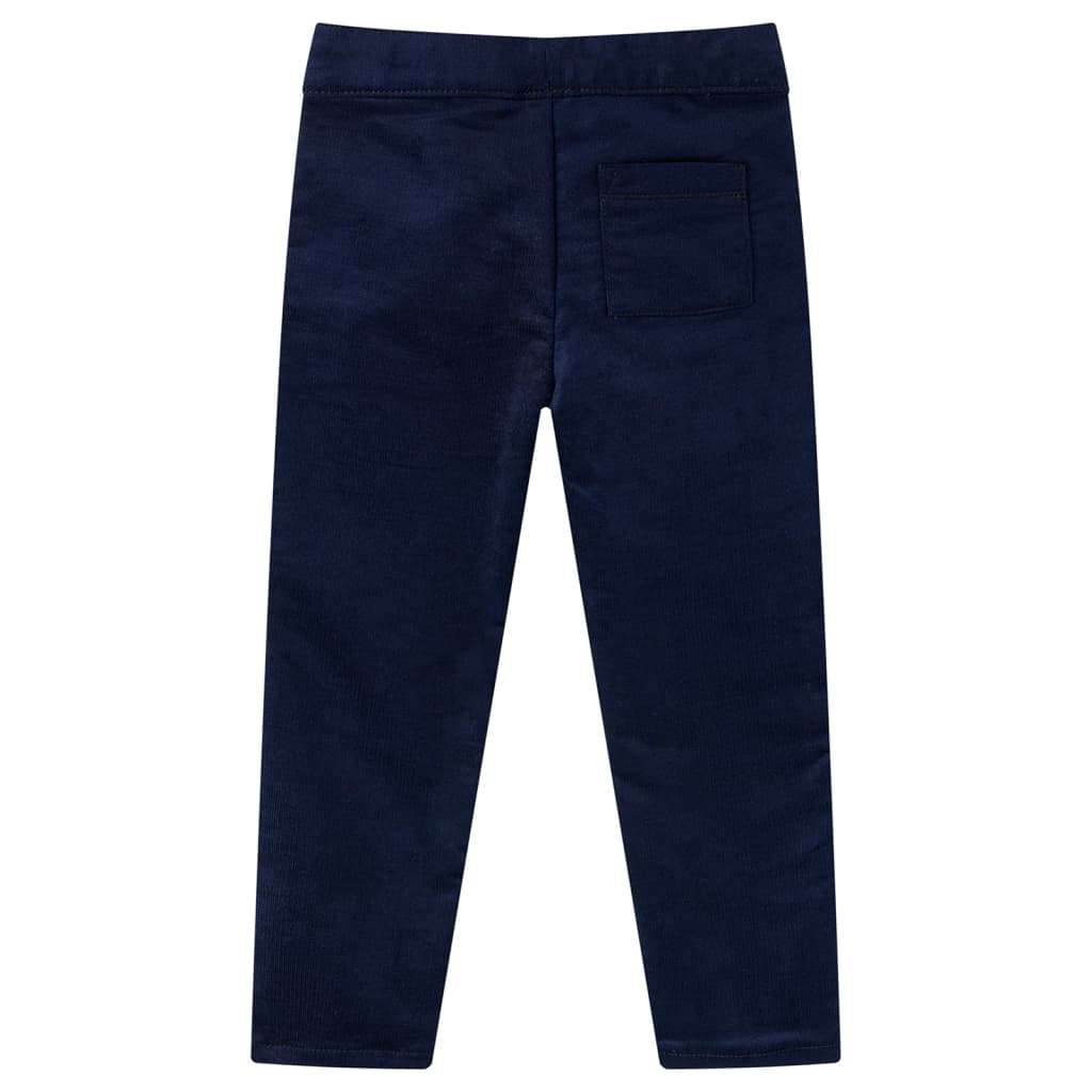 Vidaxl kinderbroek 92 donker marineblauw
