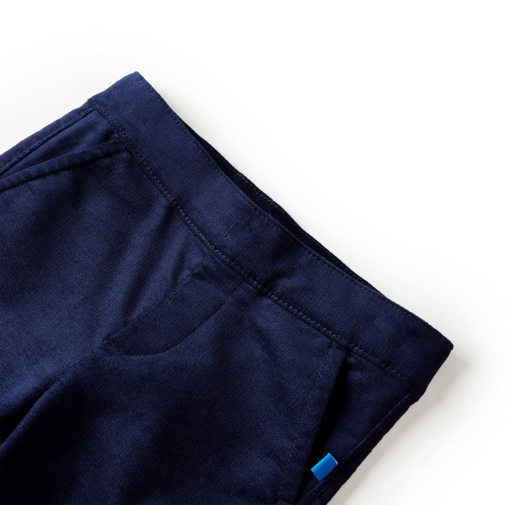 Vidaxl kinderbroek 92 donker marineblauw