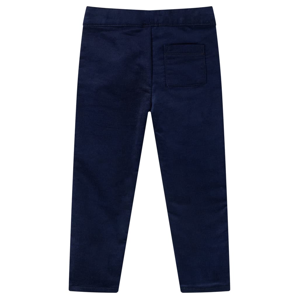 Vidaxl kinderbroek 104 donkermarineblauw