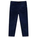 Vidaxl kinderbroek 128 donker marineblauw