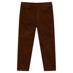 Vidaxl kinderbroek 92 cognackleurig