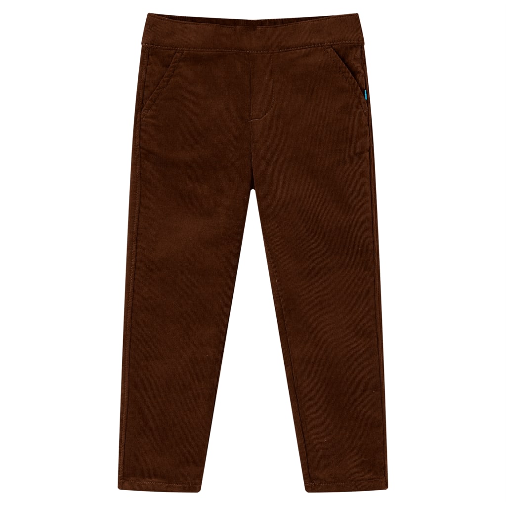 Vidaxl kinderbroek 92 cognackleurig