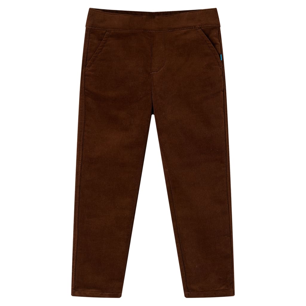 Vidaxl kinderbroek 104 cognackleurig