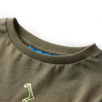 VidaXL Kindershirt met lange mouwen 140 kakikleurig