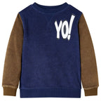 Vidaxl kindertrui 128 donkermarineblauw