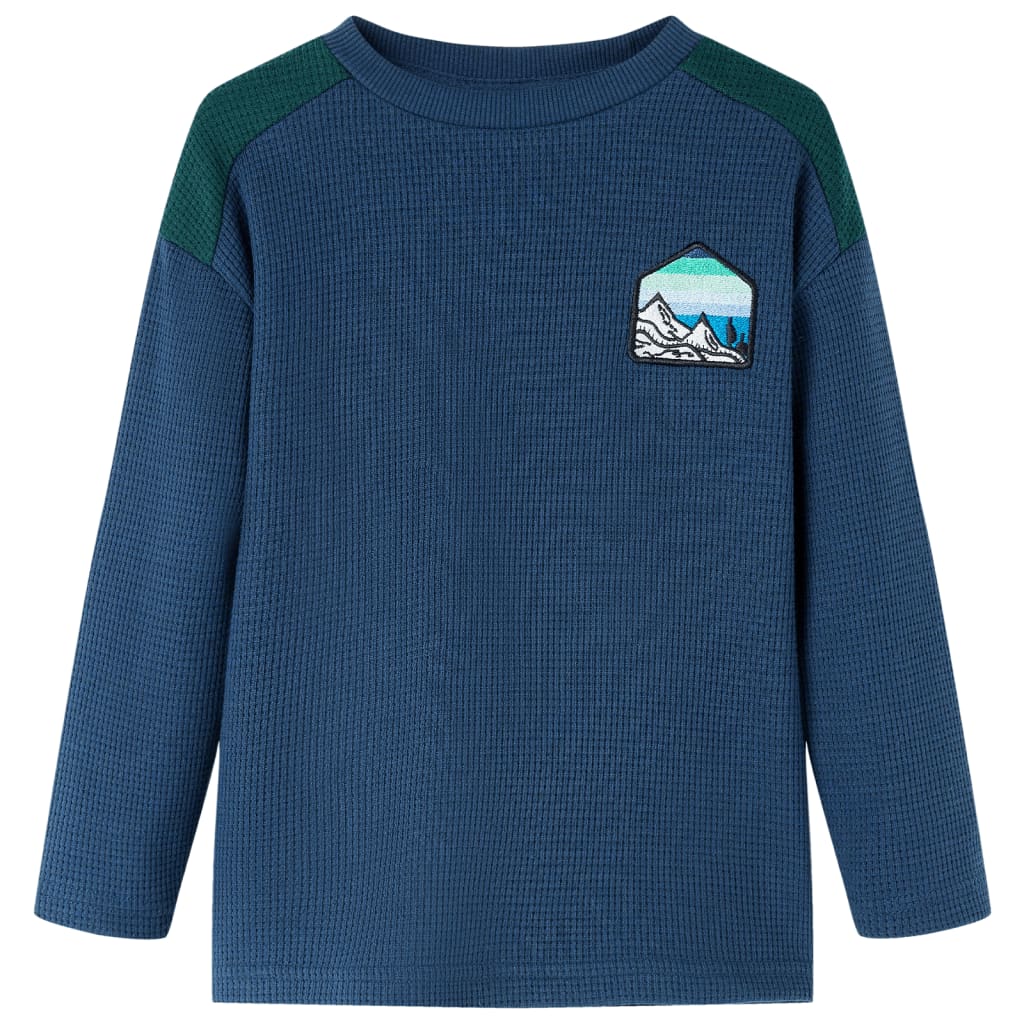 Vidaxl kindertrui 140 marineblauw