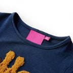 Vidaxl kindershirt met lange mouwen 116 marineblauw