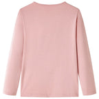 Vidaxl kindershirt met lange mouwen 104 lichtroze