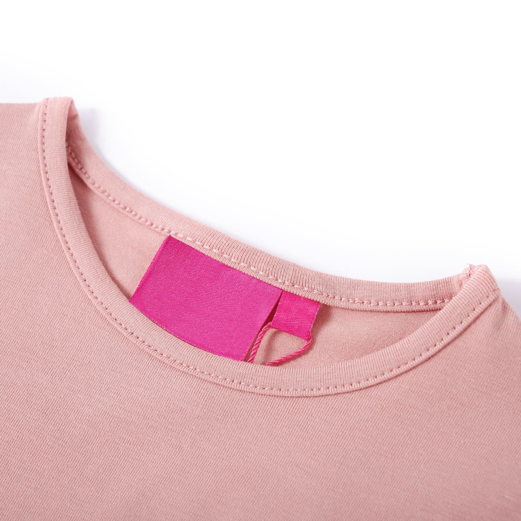 Vidaxl kindershirt met lange mouwen 104 lichtroze