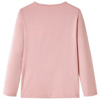 Vidaxl kindershirt met lange mouwen 116 lichtroze