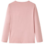 Vidaxl kindershirt met lange mouwen 128 lichtroze