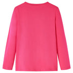 Vidaxl kindershirt met lange mouwen 116 felroze