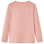 VidaXL Kindershirt met lange mouwen 104 lichtroze