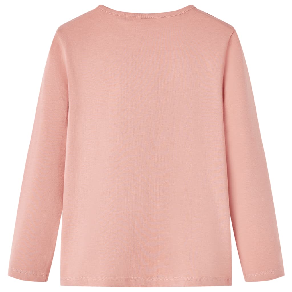 VidaXL Kindershirt met lange mouwen 104 lichtroze