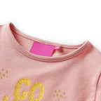 VidaXL Kindershirt met lange mouwen 116 lichtroze
