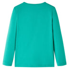VidaXL Kindershirt met lange mouwen 92 felgroen