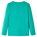 Vidaxl kindershirt met lange mouwen 104 felgroen