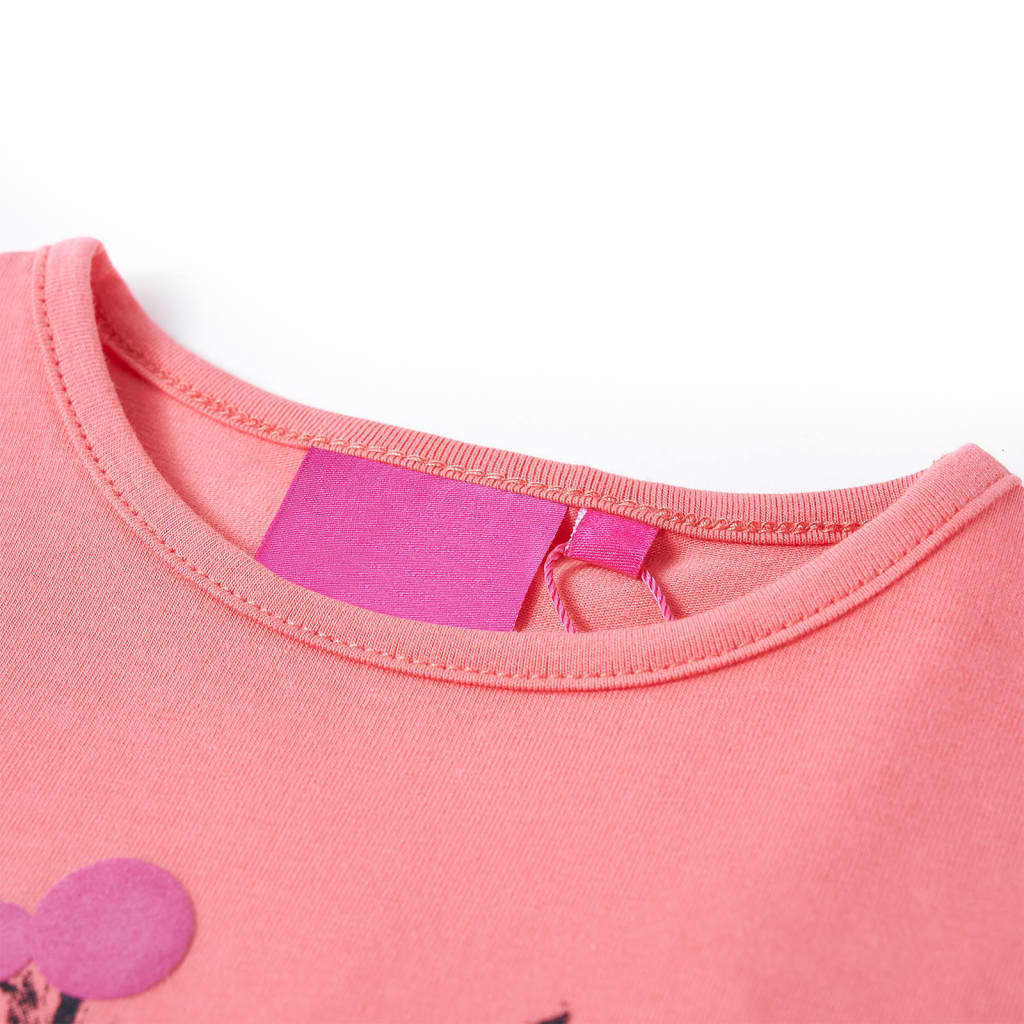Vidaxl kindershirt met lange mouwen 104 roze