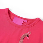 Vidaxl kindershirt met lange mouwen 140 felroze