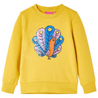 Vidaxl kindertrui 116 donkerokerkleurig