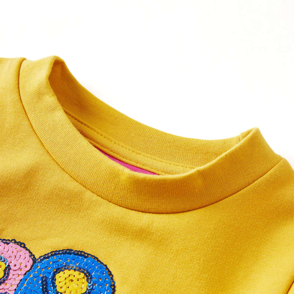 Vidaxl kindertrui 128 donkerokerkleurig