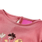 Vidaxl kindershirt met lange mouwen 128 oudroze