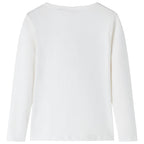 VidaXL Kindershirt met lange mouwen 116 ecrukleurig