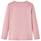 Vidaxl kindershirt met lange mouwen 104 lichtroze