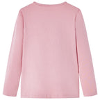 Vidaxl kindershirt met lange mouwen 116 lichtroze