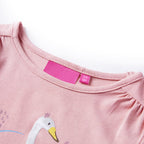 Vidaxl kindershirt met lange mouwen 116 lichtroze