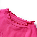 Vidaxl kindershirt met lange mouwen 128 felroze